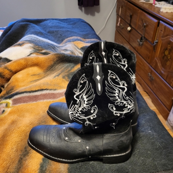 Ladies black boots - Picture 4 of 4